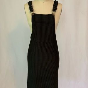Black Overall Stretch Jumper